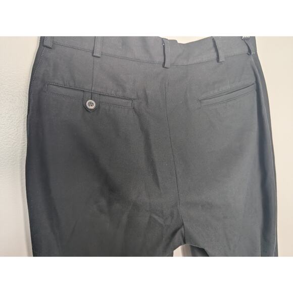 A.P.C Women's Black Straight Leg Cotton Dress Pants - Picture 6 of 8